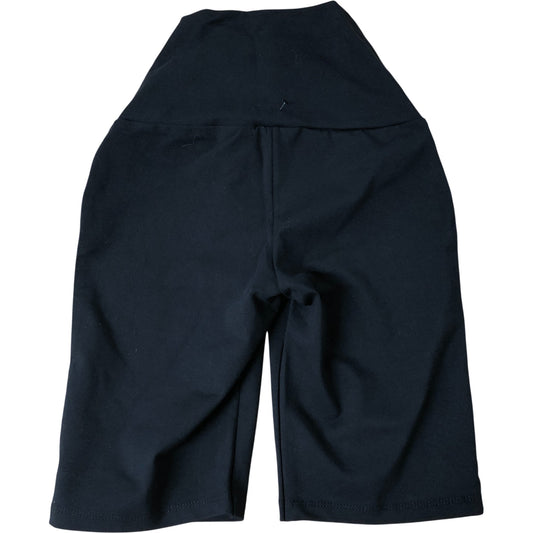 High Waisted Legging Shorts Size 6 Women's Black Cotton Blend Stretch