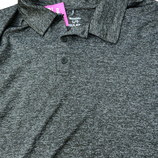 Mountain Warehouse Large Polo Shirt Men's Short Sleeve Grey Casual Activewear