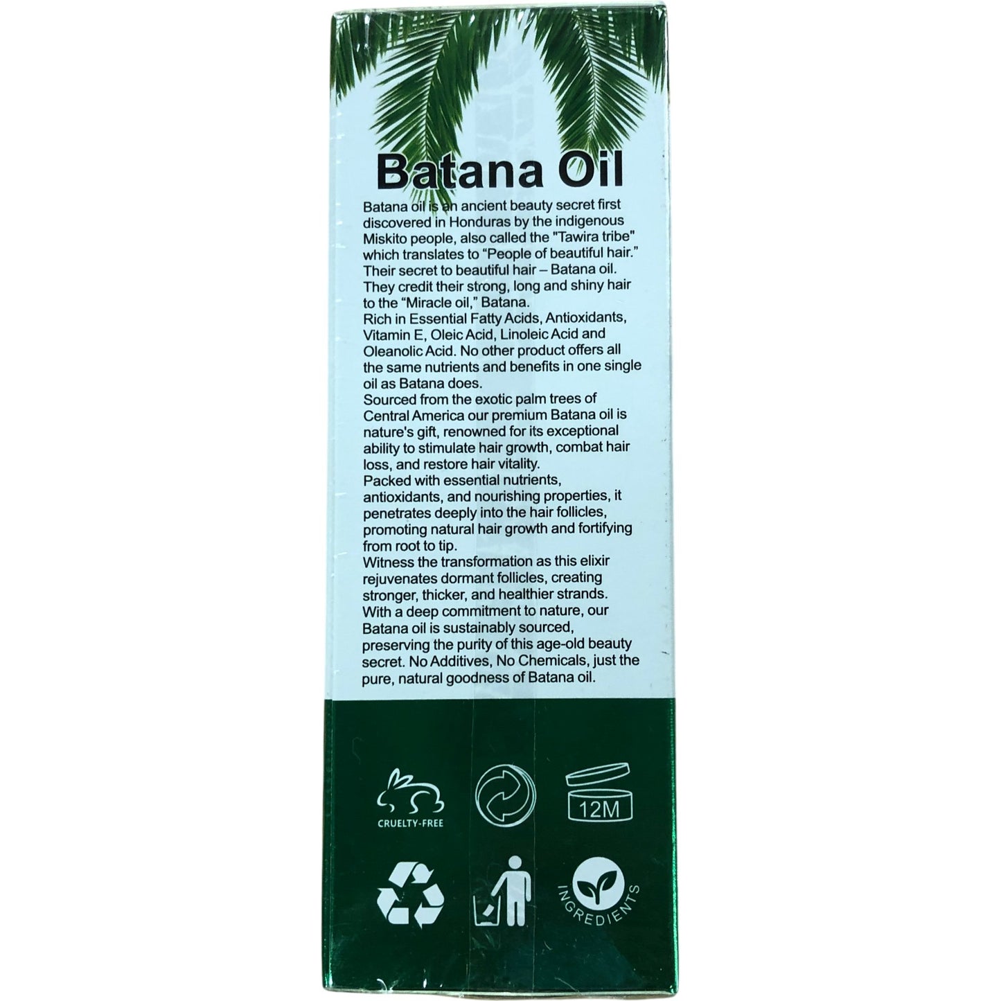 ALIVER Batana Oil 60ml Hair Growth Oil Cold Pressed Vegan Pure Natural
