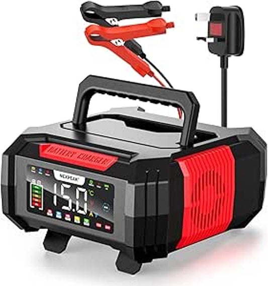 15Amp Car Battery Charger, NEXPEAK NC315 12V 15A/24V 8A Smart Charger Battery