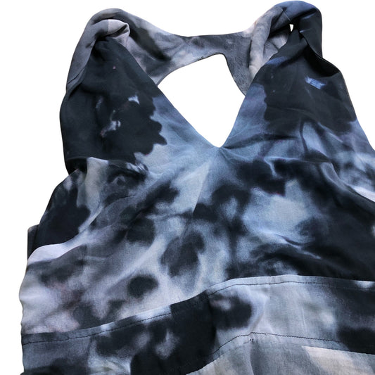 Branded Tie Dye Split Hem Maxi Dress - Size 10