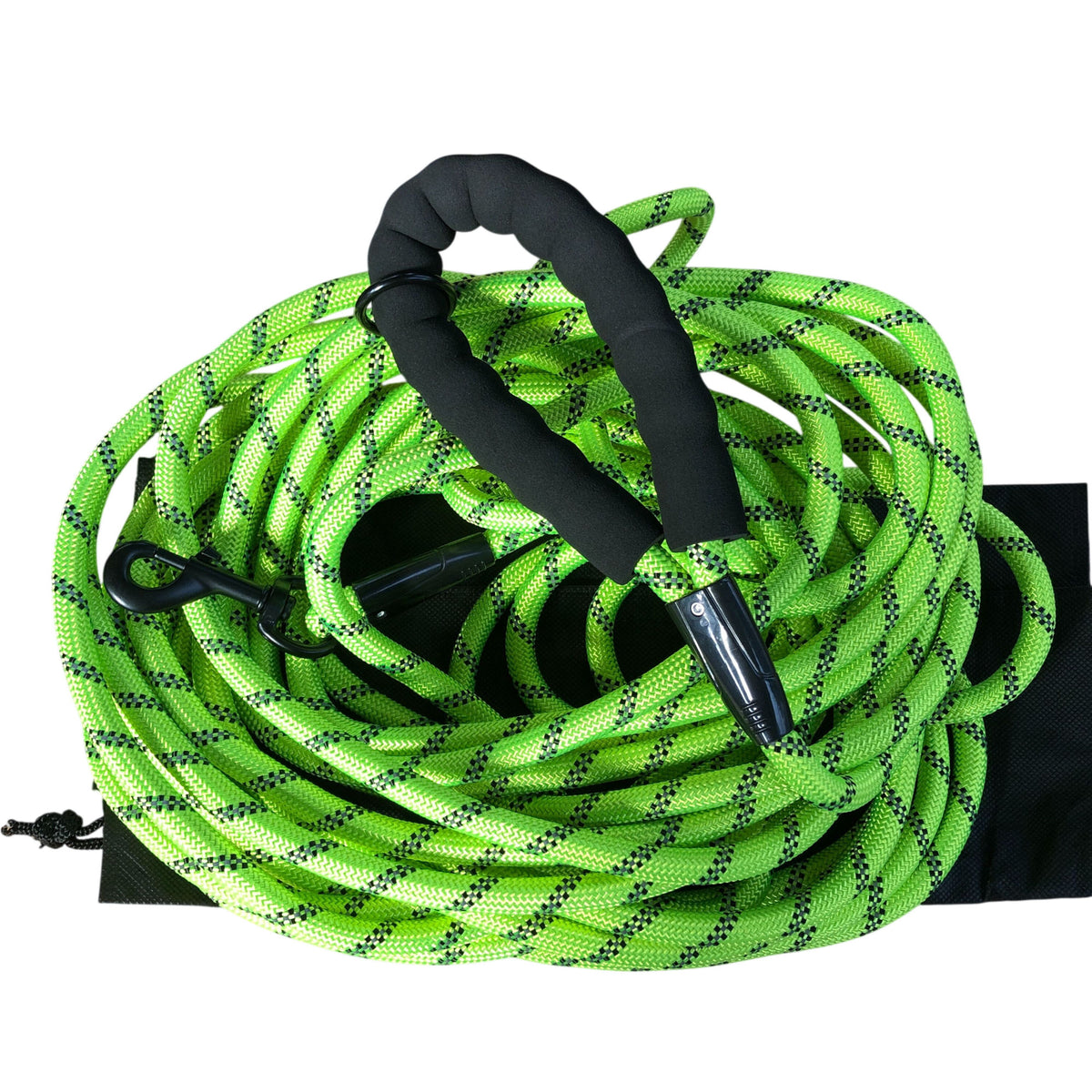 Plutus Pet Long Rope Dog Lead 15m Green Durable Leash with Comfortable Handle