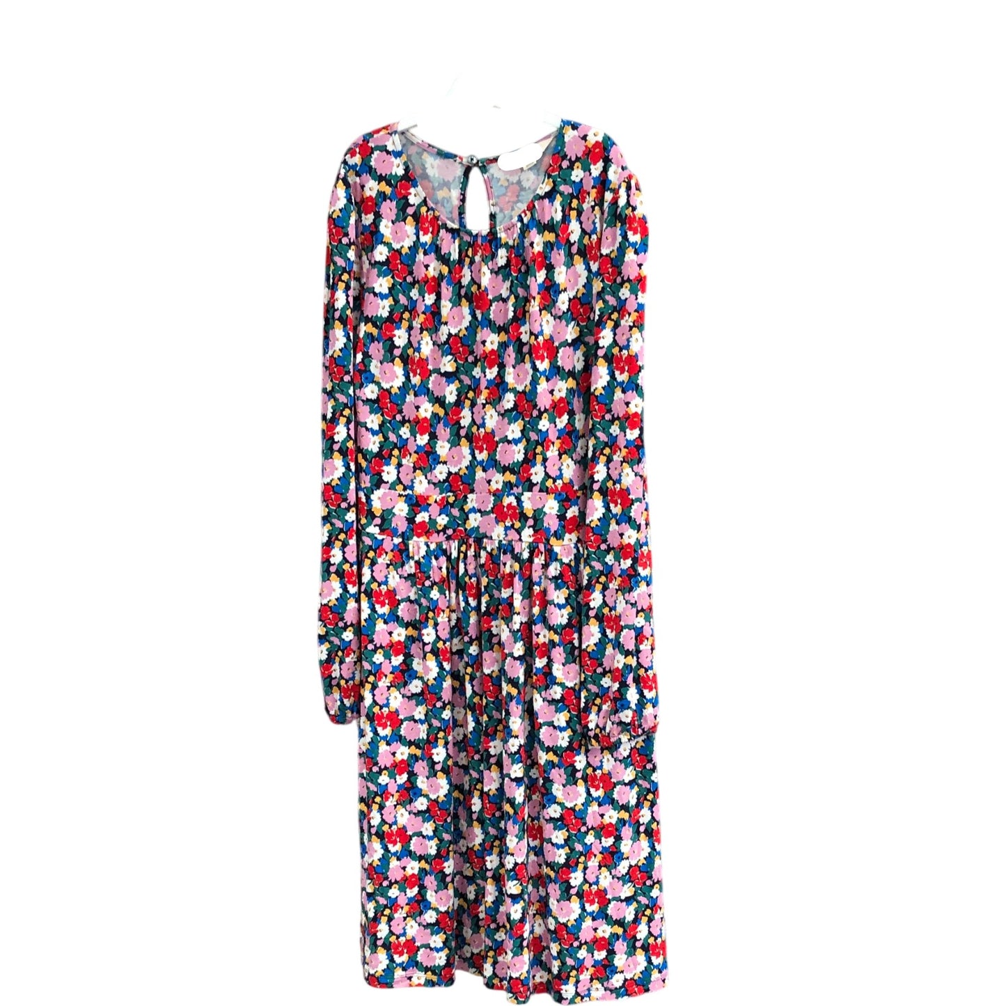 River Island Sleeveless Silver Satin Maxi Dress & Floral Midi Dress Size 8