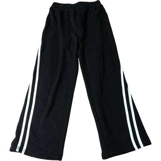Kids Black Sweatpants With White Stripe 14-15 Years
