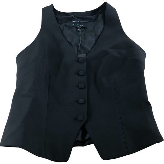 River Island Black Waistcoat UK8 Women's