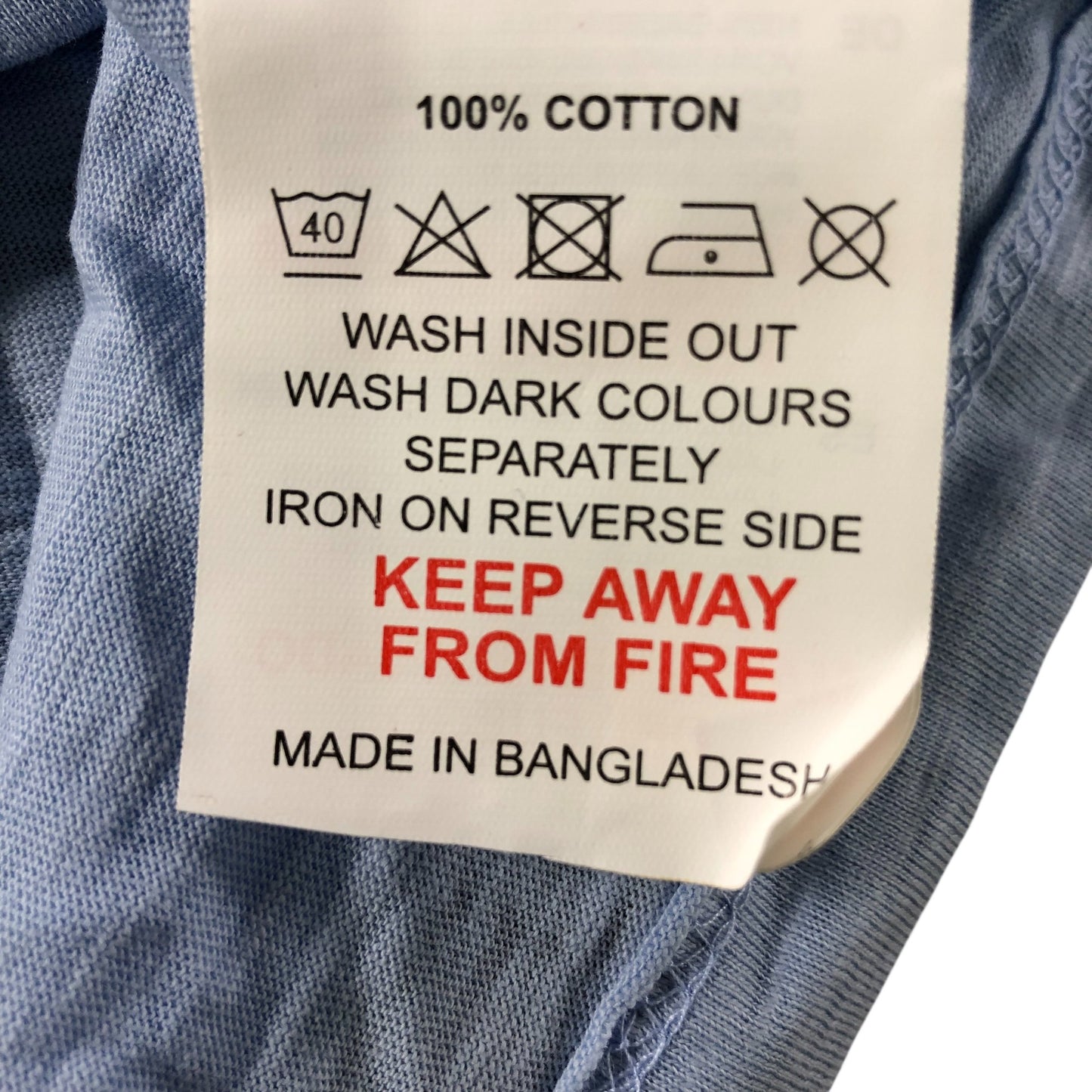 River Island Top Size 14 Light Blue Lace Sleeve Elegant Cotton Tee