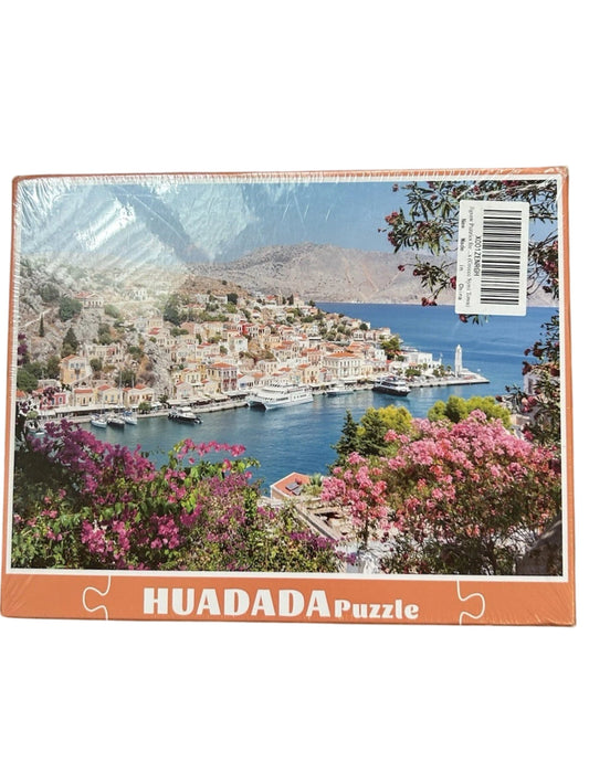 HUADADA Greece Symi Town Jigsaw Puzzle 1000 Pieces Brand New Sealed