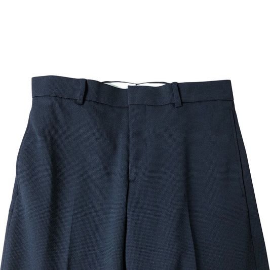 River Island W28 L32 Slim Fit Trousers Men Navy Formal Pants