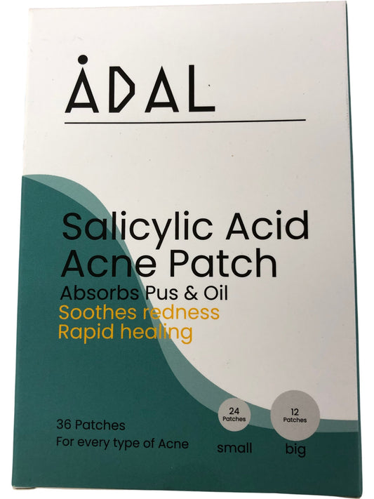 Adal Salicylic Acid Acne Patch 36 Patches For All Types Of Acne Rapid Healing