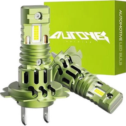 Autoyes H7 LED Headlight Bulbs Pack of 2 High Brightness Automotive Lighting