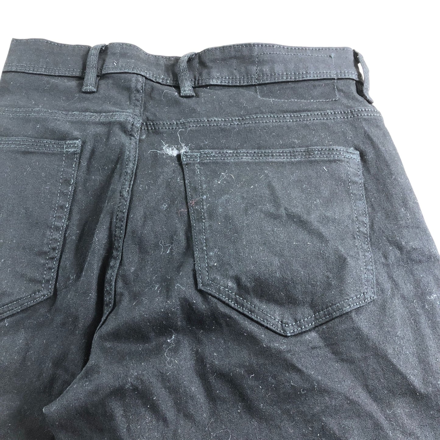River Island Skinny Shorts W32 Men's Black Denim
