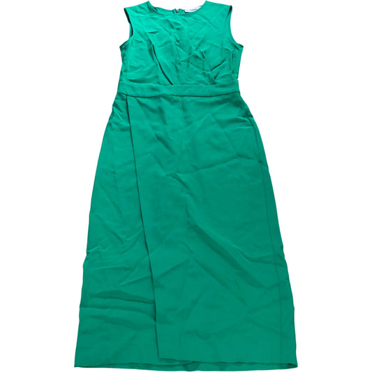 Branded Green Sleeveless Mid Length Bodycon Dress - Size 10
