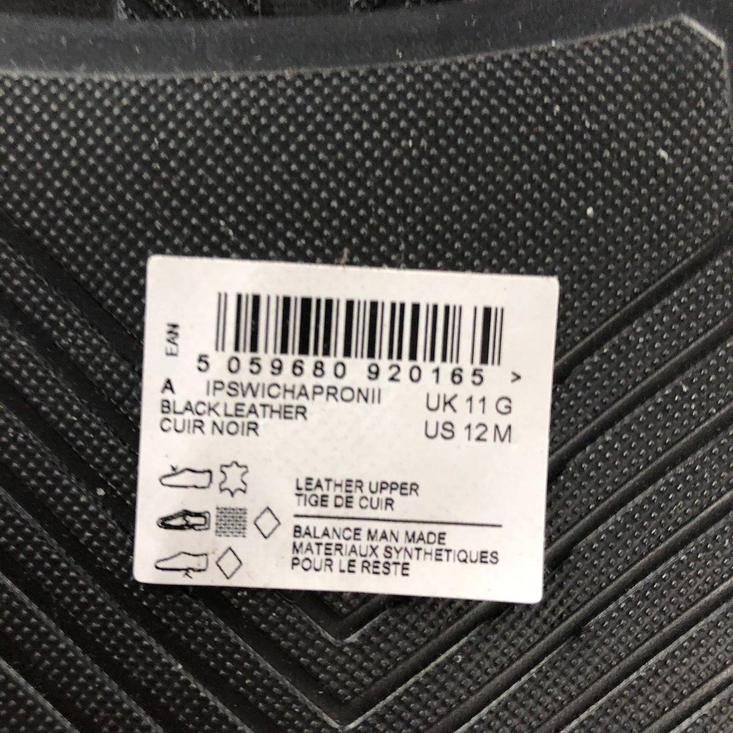 Clarks Ipswich Apron II Formal Shoes UK 11 G Black Leather Mens Comfort