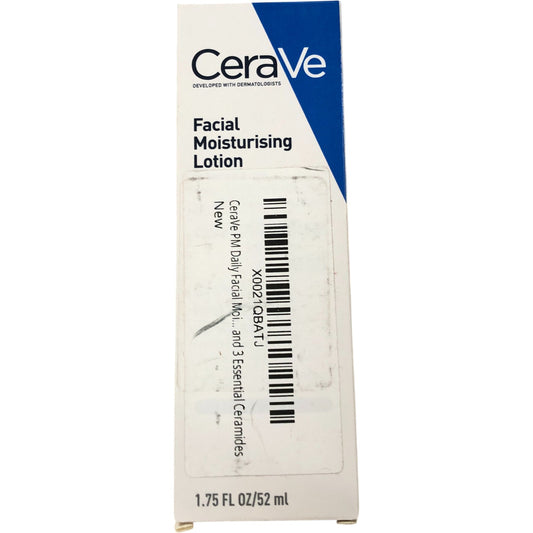 CeraVe PM Facial Moisturising Lotion 52ml Hydrating Daily Skin Care