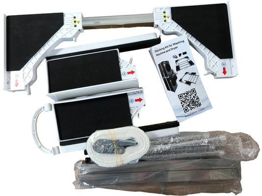 Washing Machine and Dryer Stacking Kit with Instructions for Space Saving