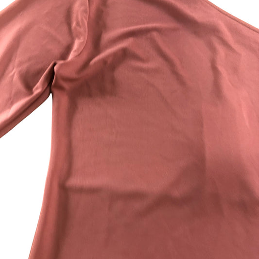 River Island Women's Pink Flared One Sleeve Top Size 14