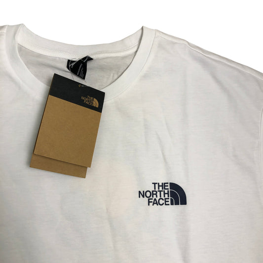The North Face Mont Blanc Graphic T-Shirt L Men's White Outdoor Style