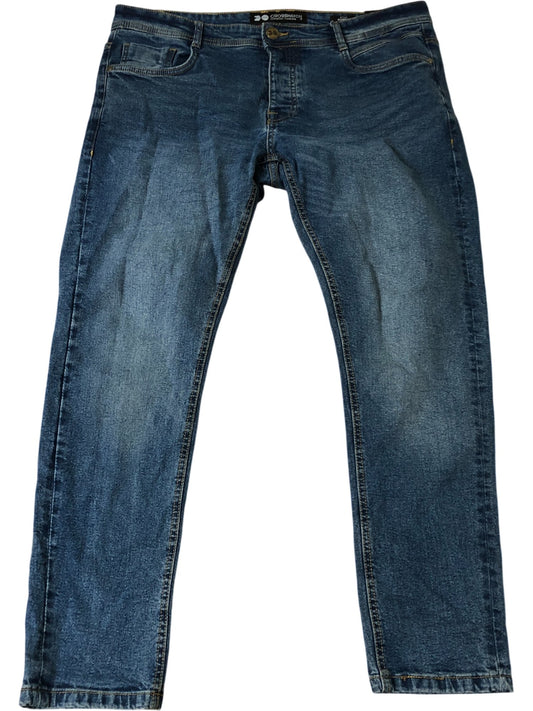 Crosshatch Barbeck 36S Men's Slim Fit Jeans Dark Wash Denim Cotton