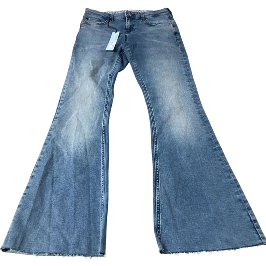 River Island Flared Jeans Women's Light Wash Denim UK12