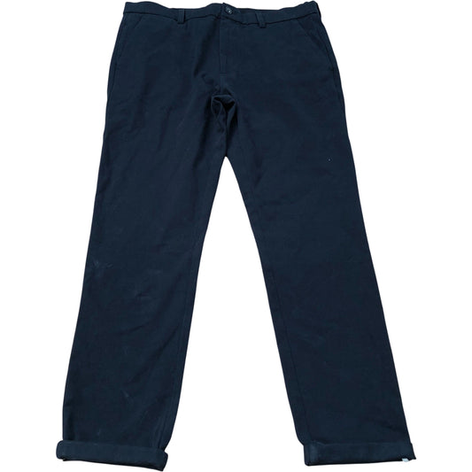 Black Four Way Stretch Skinny Fit Trousers 34x31