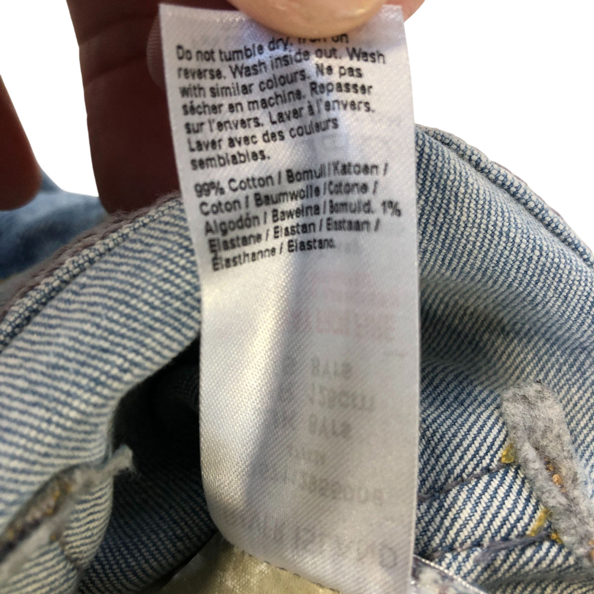 River Island Distressed Skinny Jeans Size 8 Years Light Blue Ripped Denim