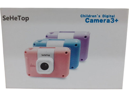 SeHeTop Children's Digital Camera3 Plus Video Capture Expandable Memory Pink