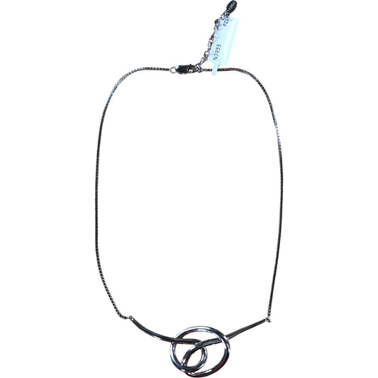 Fiorelli Sterling Silver Large Knot Necklace