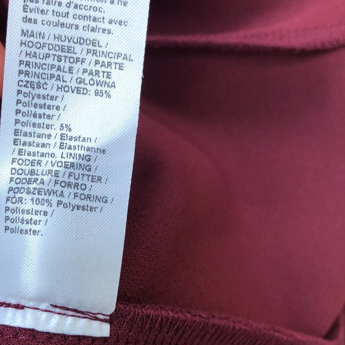 River Island One Shoulder Midi Dress Burgundy Ruffle Detail