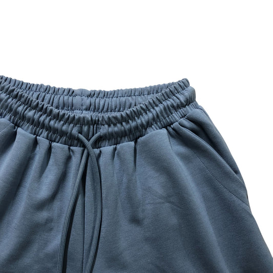 River Island Studios Relaxed Shorts UK XS Women's Blue Viscose Blend Style