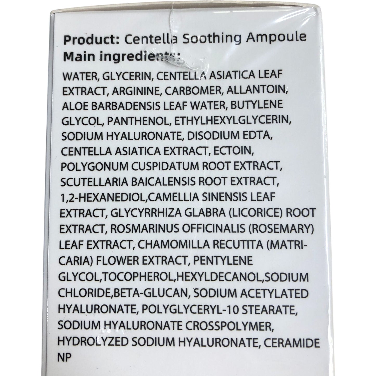 Centella Soothing Ampoule Skin Care Calms Soothes Reduces Redness 100ml