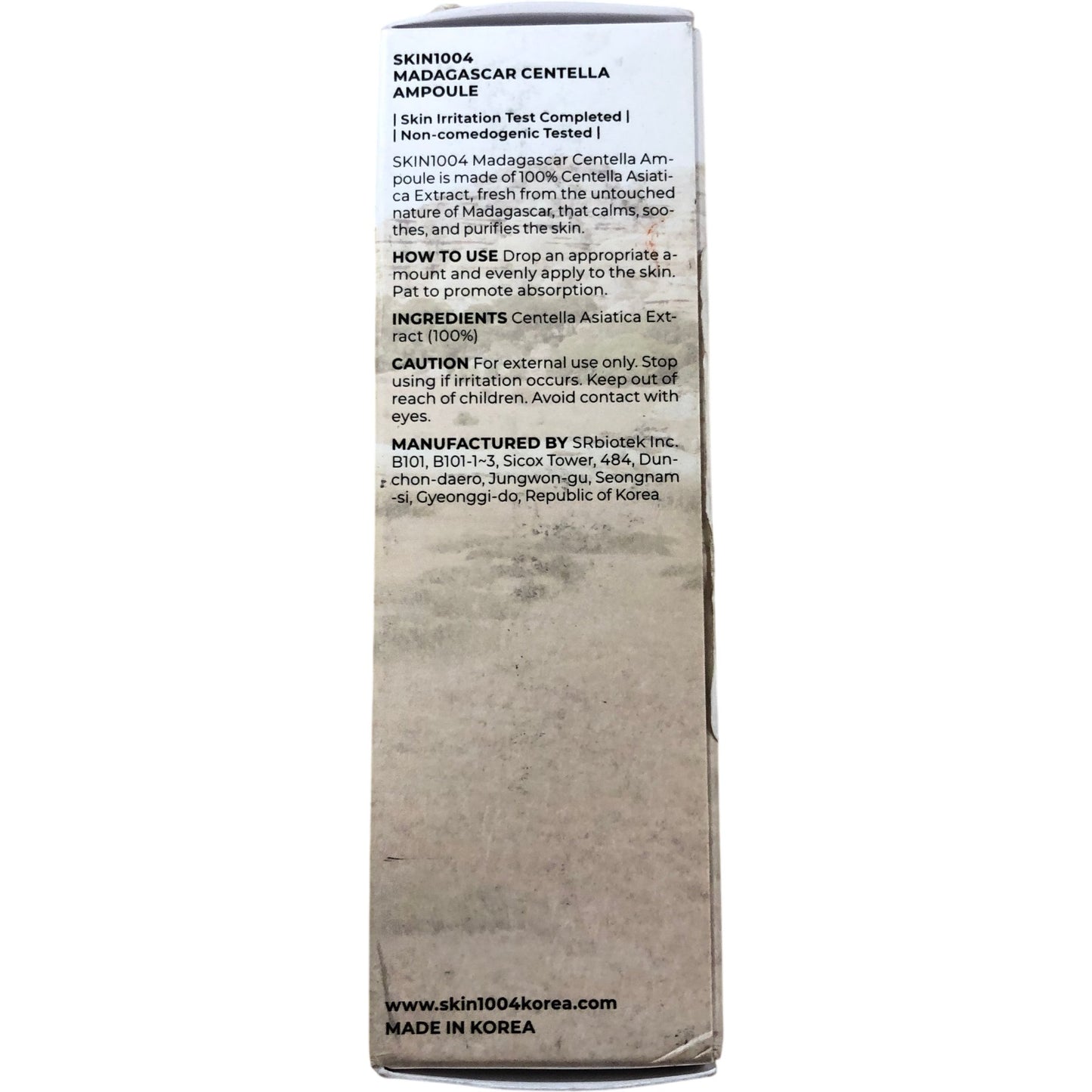 Skin1004 Madagascar Centella Ampoule 30ml Calming Hydrating Face Serum