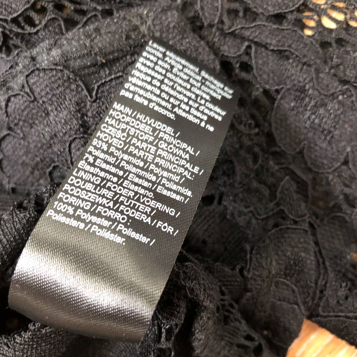 River Island Three Top Set Black Lace Pink Relaxed Size 8
