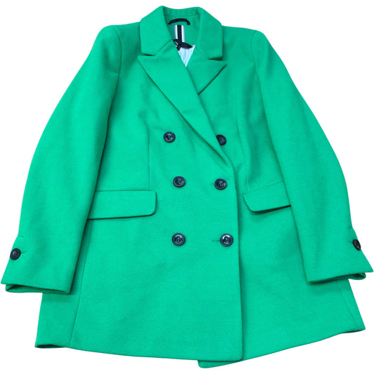 Bright Green Double Breasted Coat