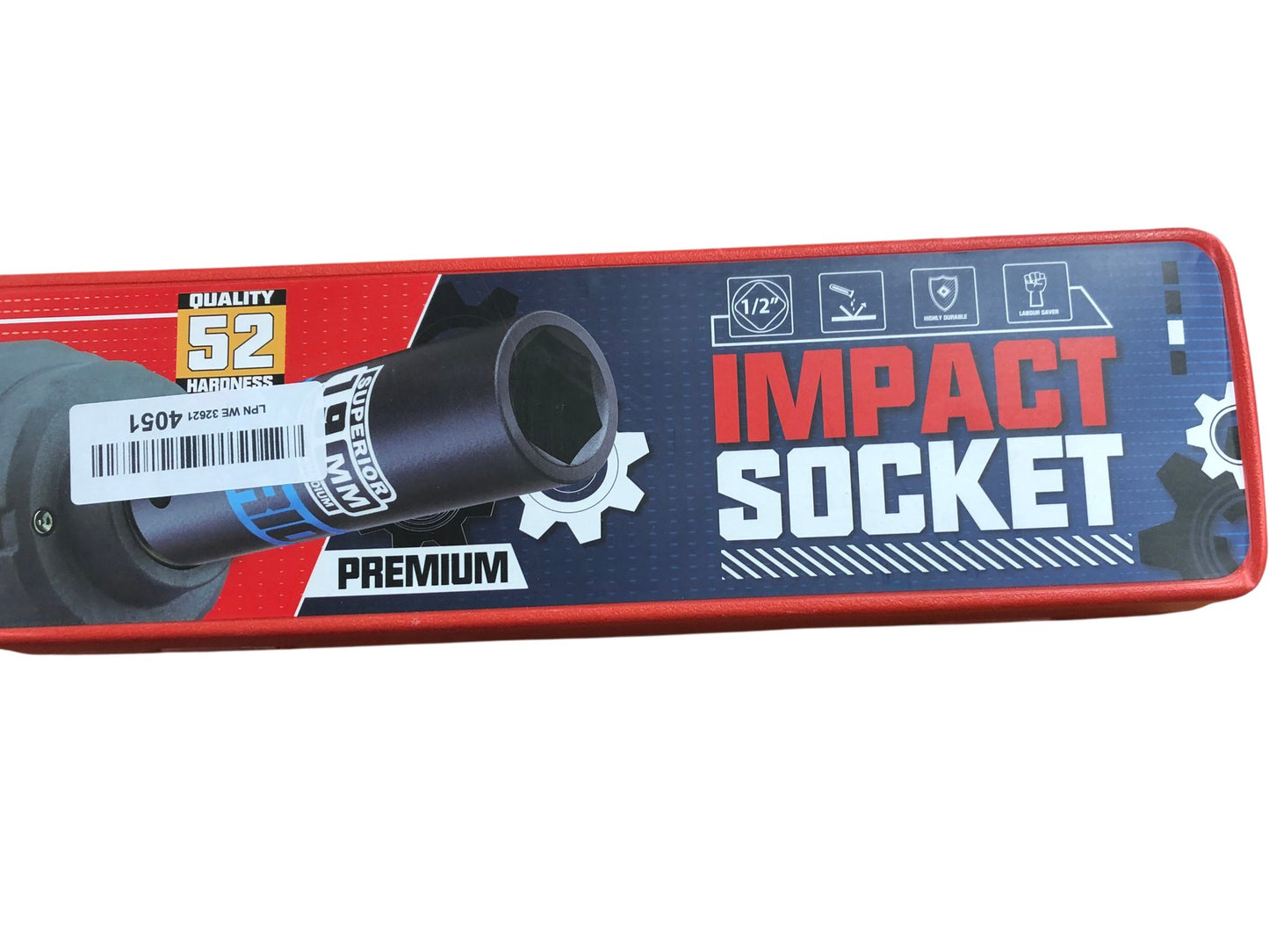 KIRXST 1/2 Inch Impact Socket Set, 29mm - 38mm Metric Axle Hub Nut Socket Set