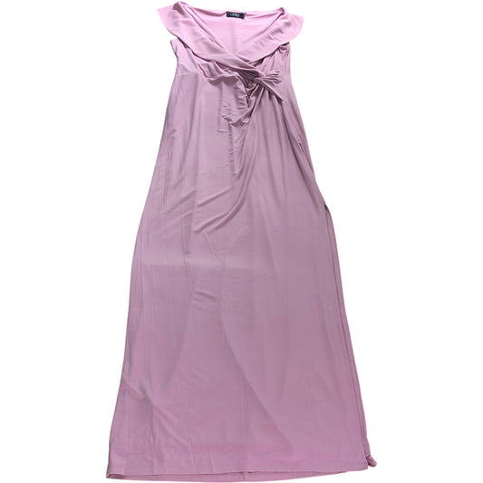 Lauren Ralph Lauren Pink Ruched Jersey Gown Dress - Size 12