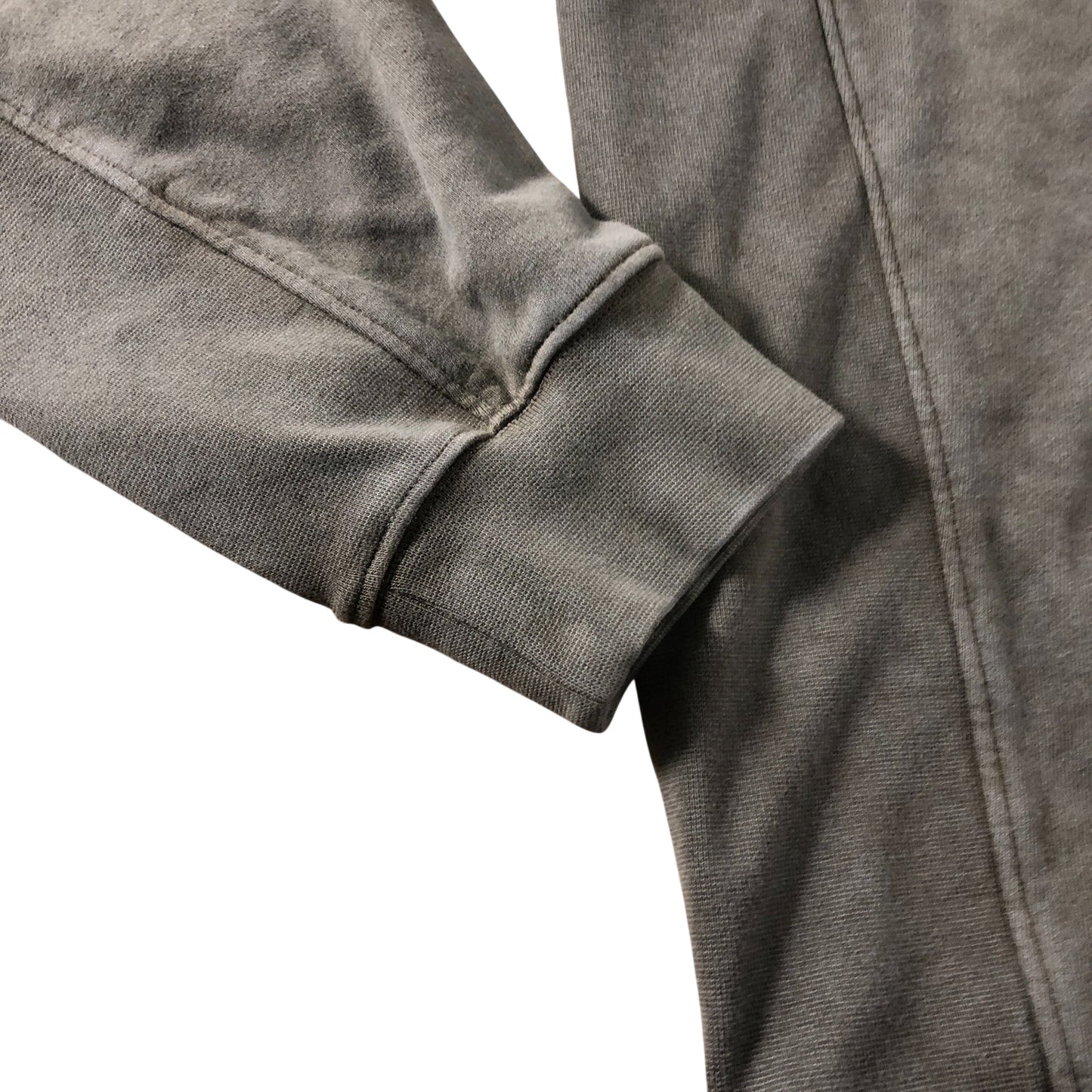 Branded Grey Cotton Sweatshirt - Size Medium