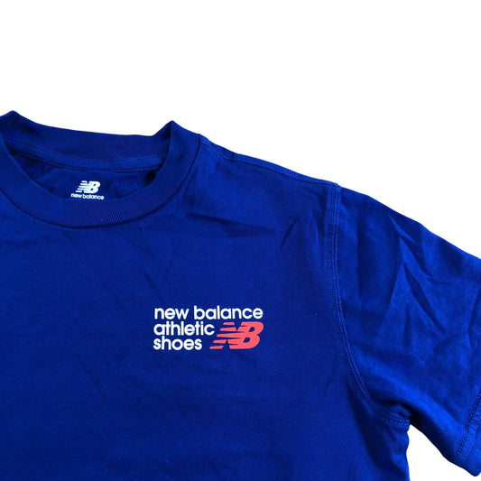 New Balance Team Royal T-Shirt 12-13 Years Boys Athletic Clothes Cotton