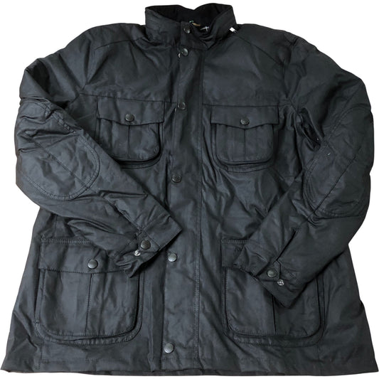 Barbour Wax Jacket 3XL Men Black Casual Outerwear Corbridge Model