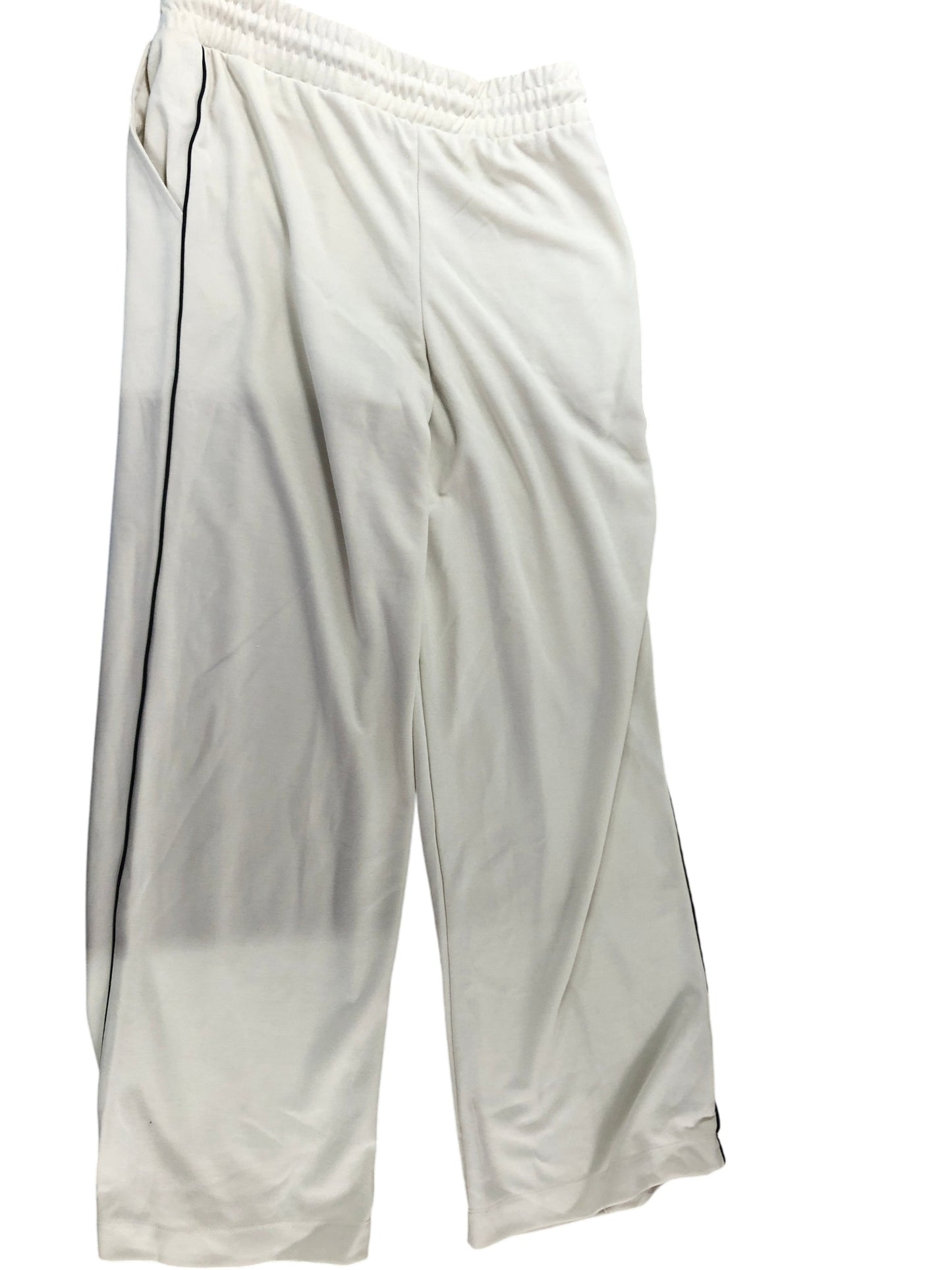 River Island Studios Relaxed Track Pants XS S Women's Cream Creamy White