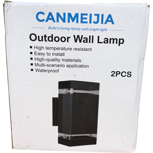 Canmeijia Outdoor Wall Lamp CMJ-BD-001 2 Pack Waterproof Easy Install