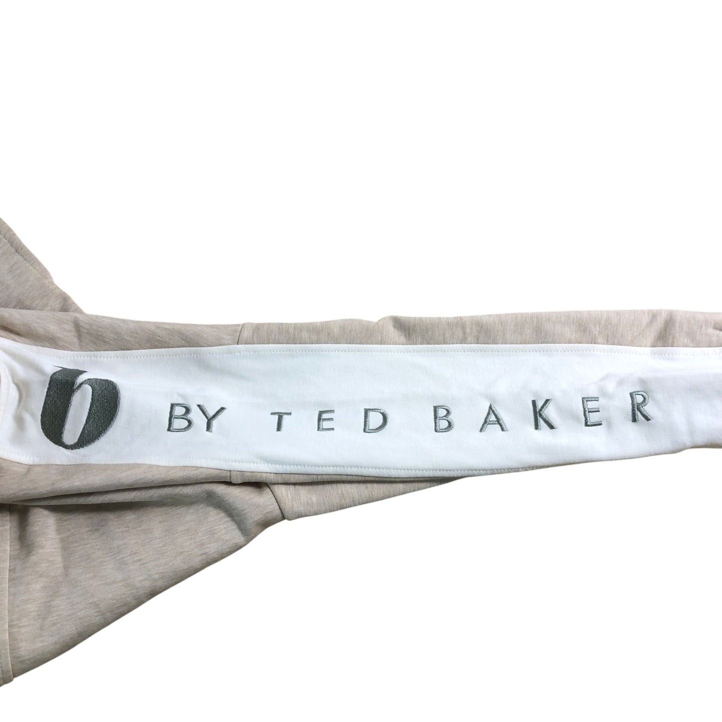 By Ted Baker Hooded Zip Up Sweatshirt UK6 Women's Beige Activewear Hoodie