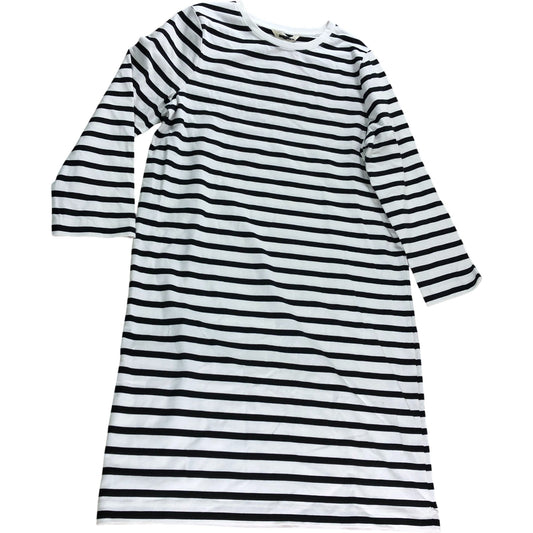 Branded Black Striped Dress - Size 12L