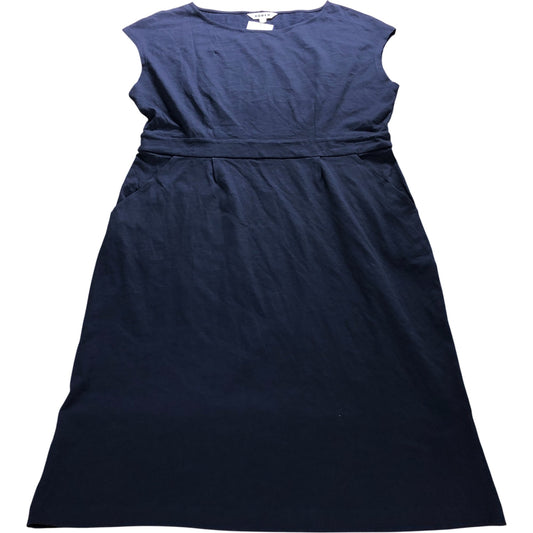 Navy Tailored Jersey Dress - Size 20