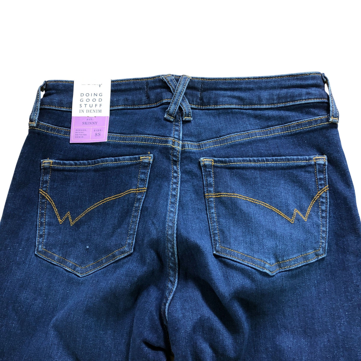 Amelia Skinny Jeans Size 8S Mid Denim Women's Classic Style