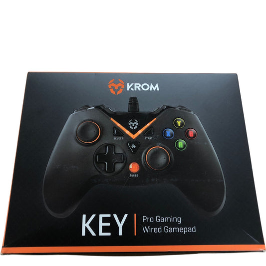KROM KEY Pro Gaming Wired Gamepad USB Compatible Controller for PC PS3