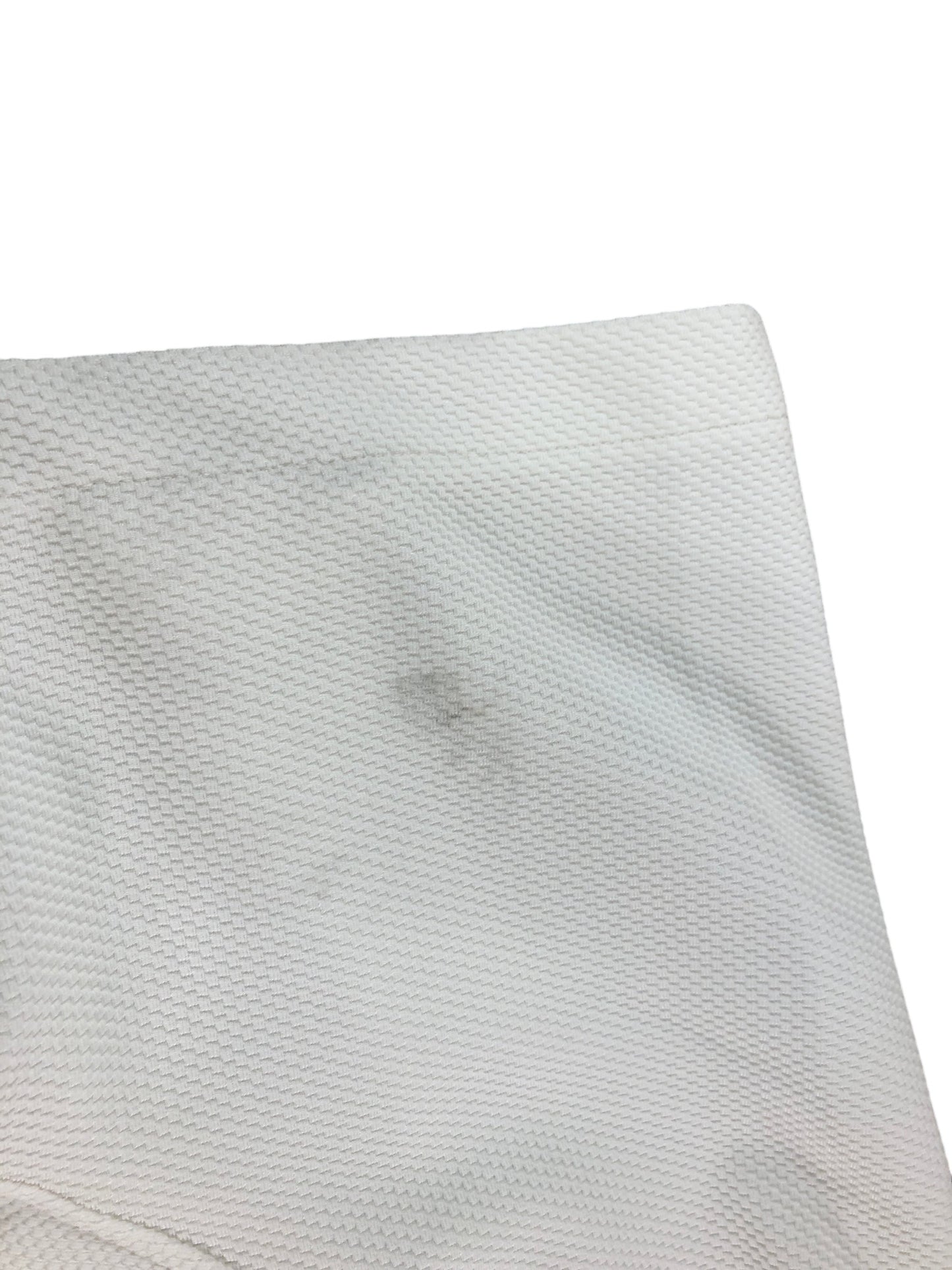 River Island Men's White Casual Short Sleeve Polo Shirt Size XXL Textured