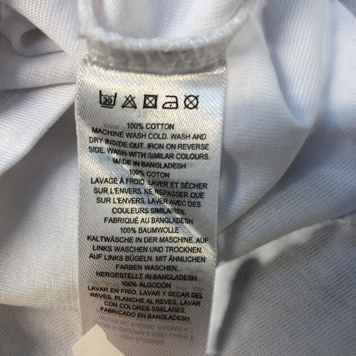 French Connection T-Shirt Small Women's Casual Cotton White Navy Trim