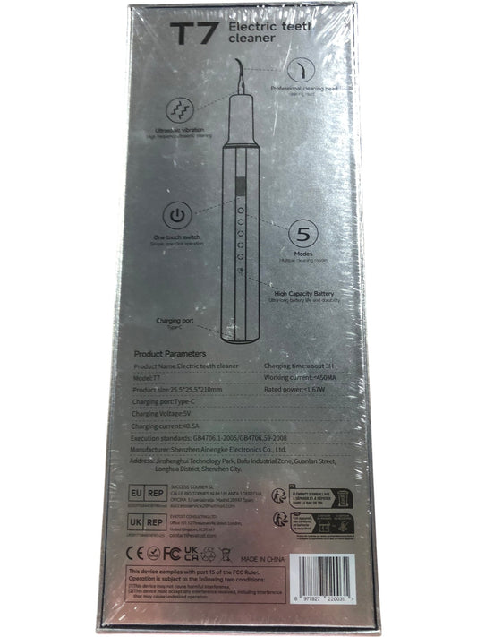 T7 Electric Teeth Cleaner Professional Teeth Whitening Oral Care Tool