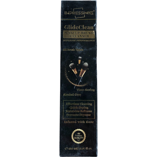 Impressionz GlideClean Makeup Brush Cleanser 150ml Alcohol Free Quick Drying