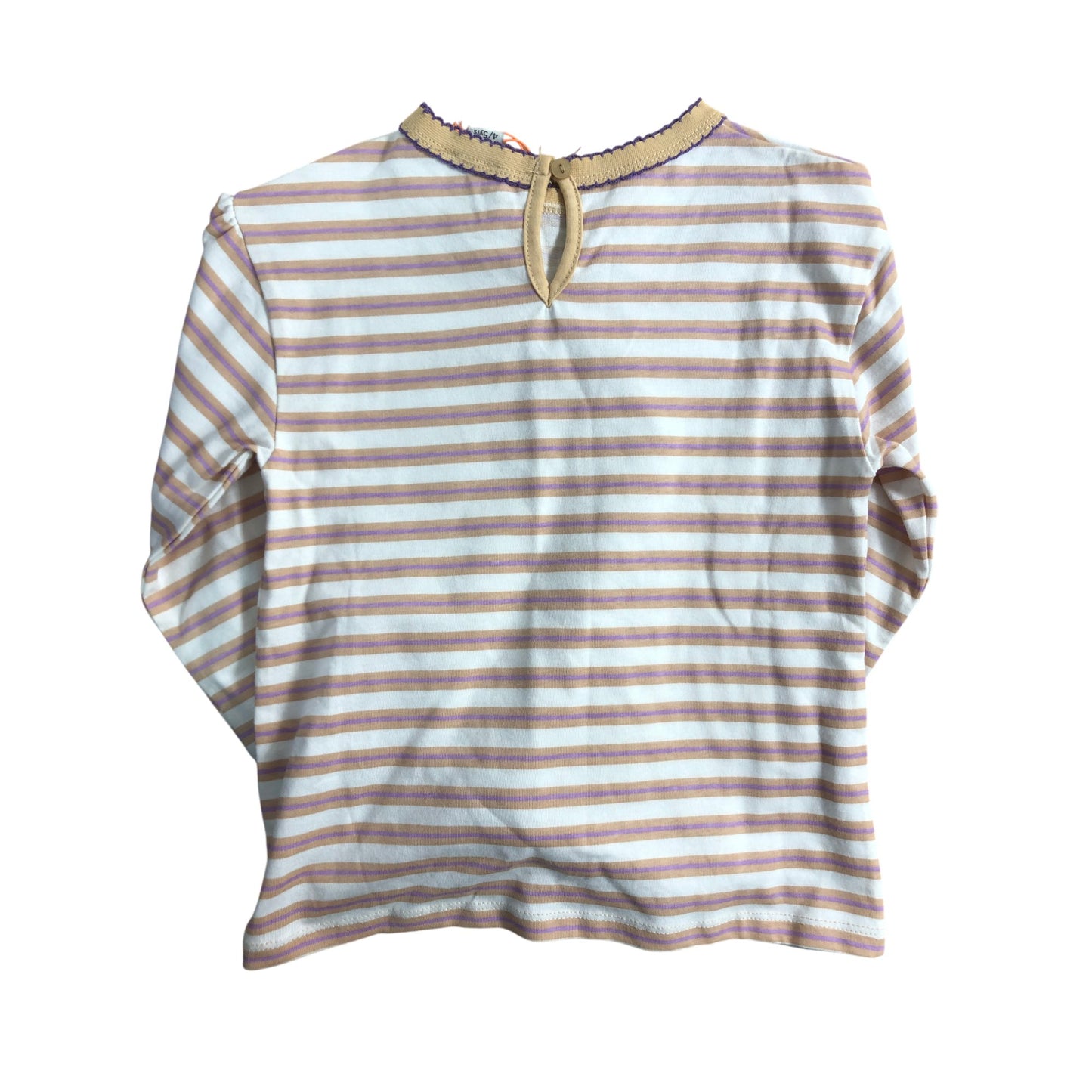 River Island Future Princess T-Shirt UK4-5 Years Girls Striped Cotton Top